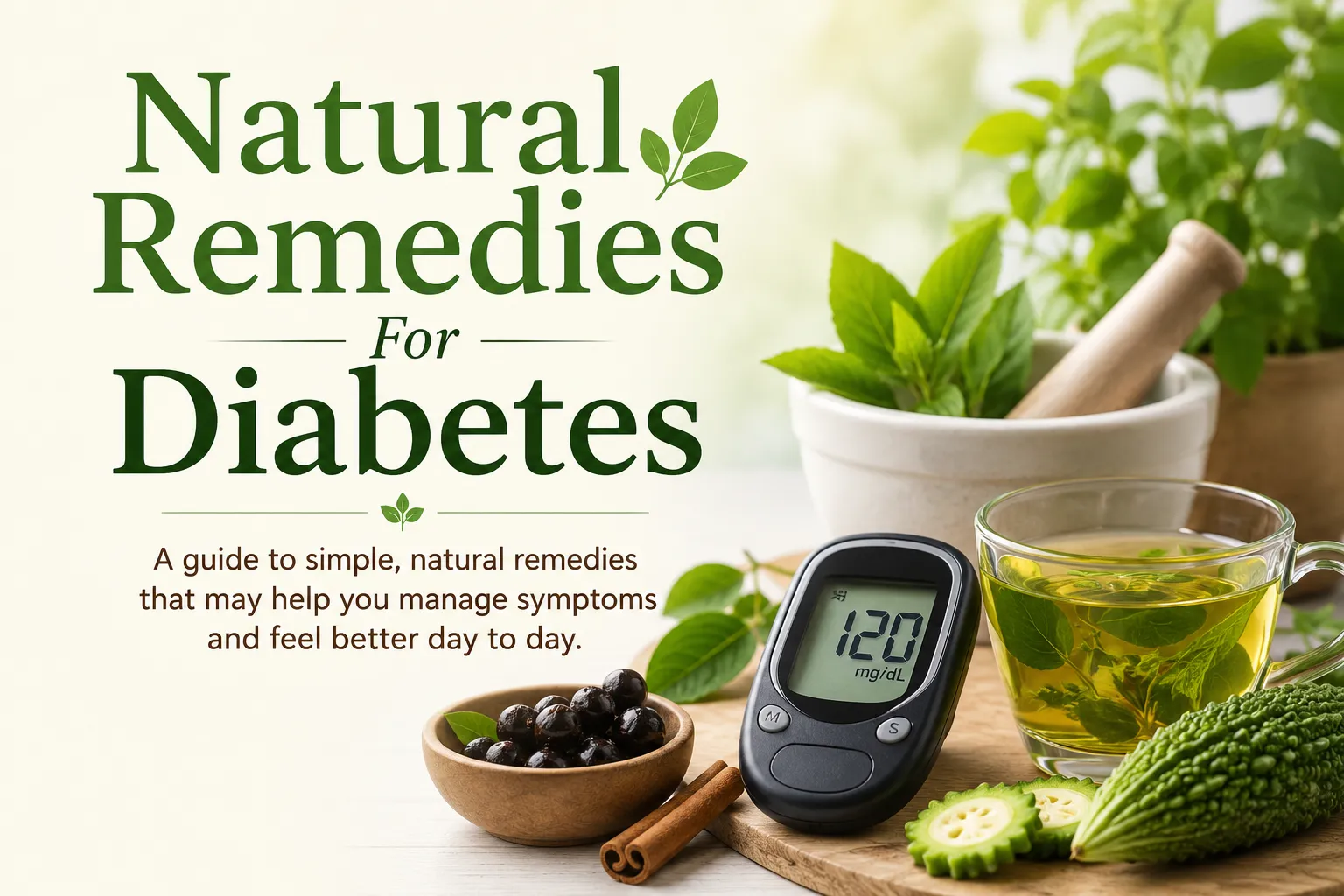 Natural Remedies For Diabetes bonus guide